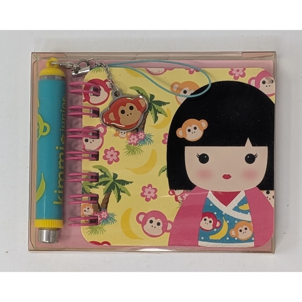 Kimmidoll Junior Friends Are Fun Leila Kawaii Notepad Pen w/ Pendant Gift Set